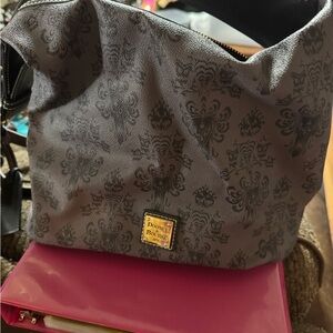 Dooney & Bourke Black Patterned Shoulder Bag